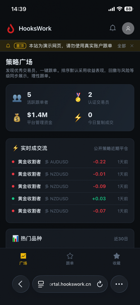 mt4 mt5跟单社区搭建手机端-策略广场
